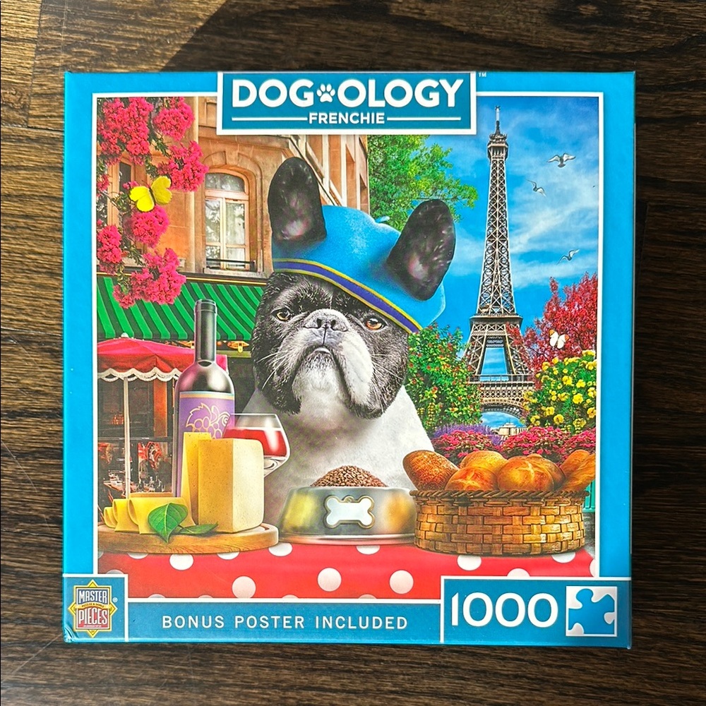 Dogology Frenchie puzzle. 1000 pieces